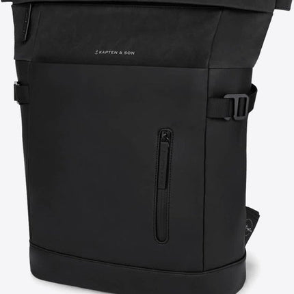Kapten & Son Rugzak Aarhus All Black 14 Inch