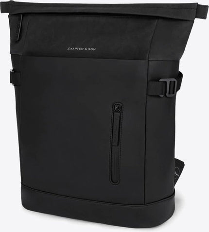 Kapten & Son Rugzak Aarhus All Black 14 Inch