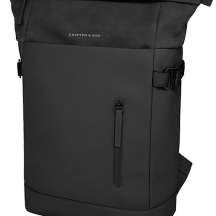 Kapten & Son Rugzak Aarhus All Black 14 Inch