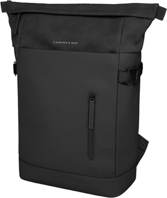 Kapten & Son Rugzak Aarhus All Black 14 Inch
