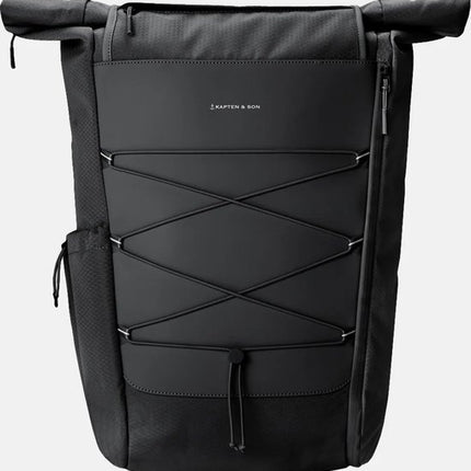 Kapten & Son Rugzak Banff All Black 16 Inch