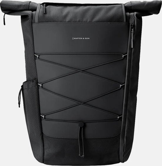 Kapten & Son Rugzak Banff All Black 16 Inch