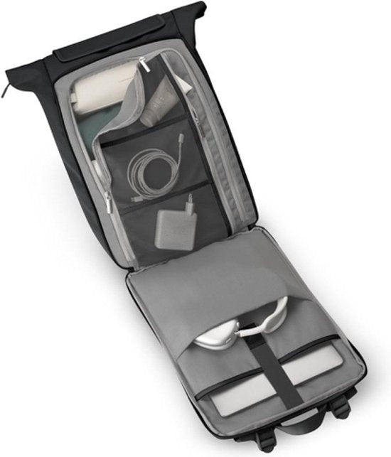 Kapten & Son Rugzak Banff All Black 16 Inch