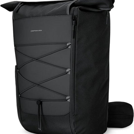 Kapten & Son Rugzak Banff All Black 16 Inch