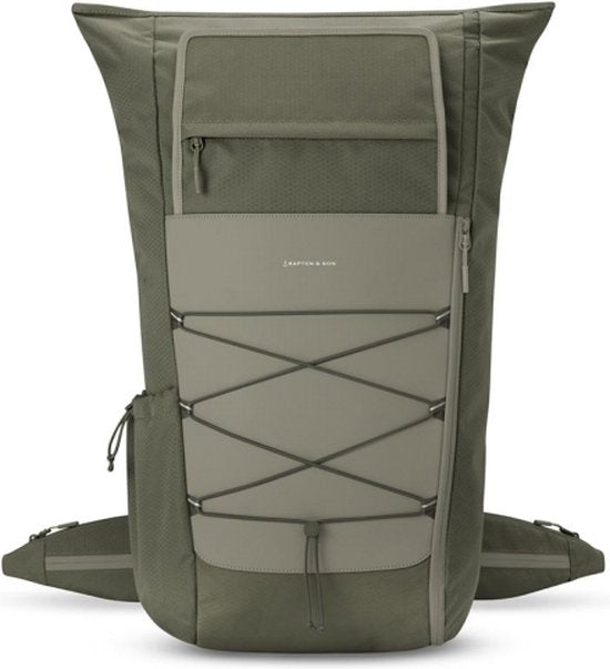 Kapten & Son Rugzak Banff Forest Green16 Inch