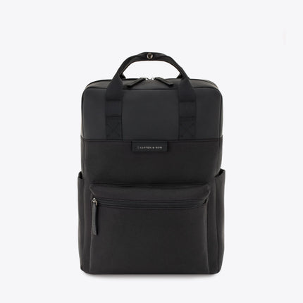 Kapten & Son Rugzak Bergen All Black 15 Inch