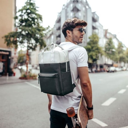 Kapten & Son Rugzak Bergen Grey Black 15 Inch
