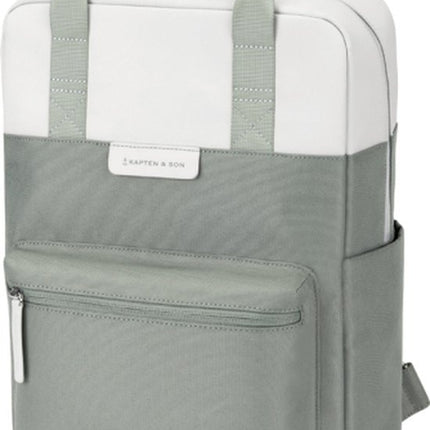 Kapten & Son Rugzak Bergen Muted Sage 15 Inch