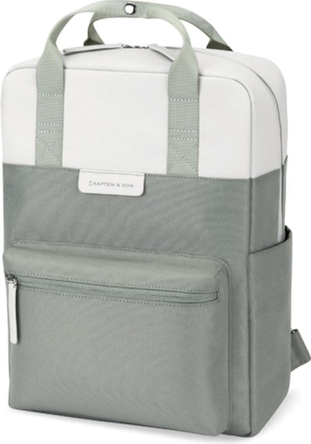 Kapten & Son Rugzak Bergen Muted Sage 15 Inch