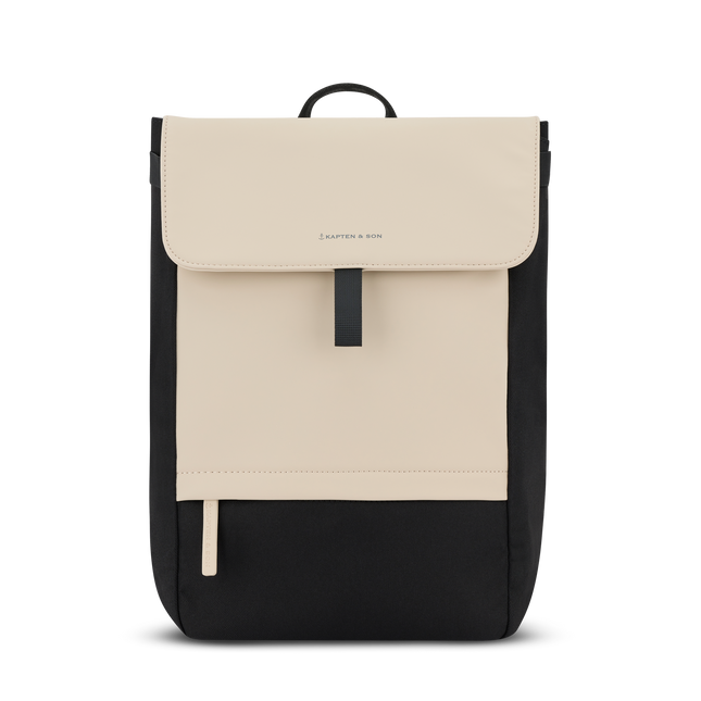 Kapten & Son Rugzak Fyn  Cream Black 15 Inch