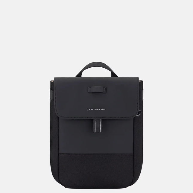 Kapten & Son Rugzak Fyn Kids All Black