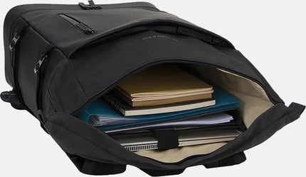 Kapten & Son Rugzak Helsinki Before  All Black 19 Inch