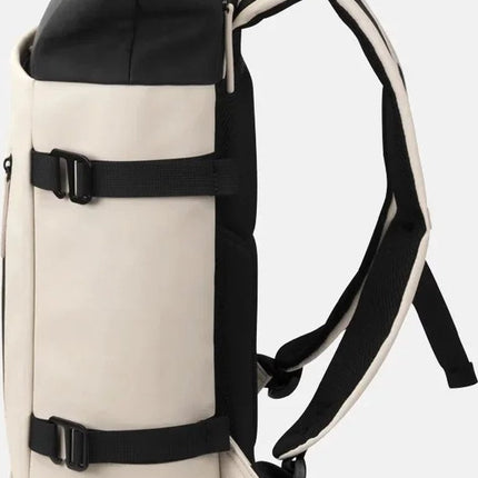 Kapten & Son Rugzak Helsinki Before Cream Black 19 Inch