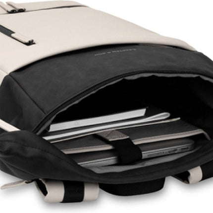 Kapten & Son Rugzak Helsinki Before Cream Black 19 Inch