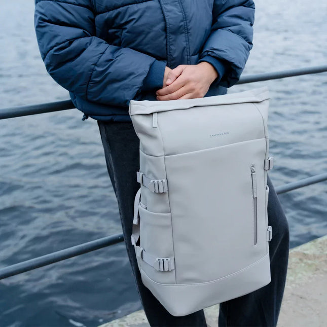 Kapten & Son Rugzak Helsinki Greige 15.6 Inch