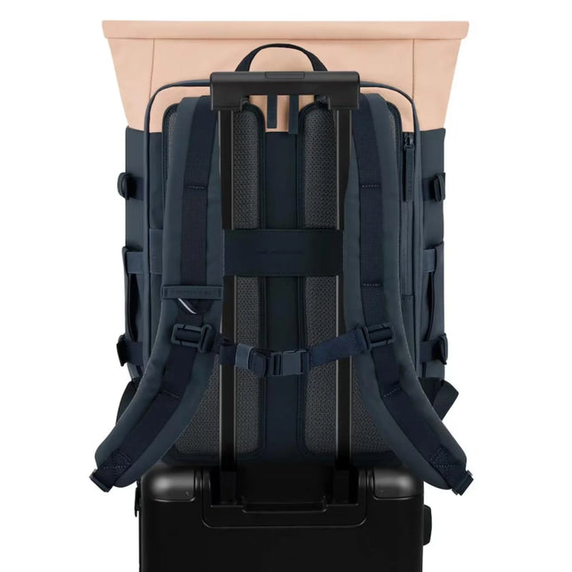 Kapten & Son Rugzak Helsinki Pro Navy Blush 15.6 Inch