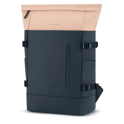 Kapten & Son Rugzak Helsinki Pro Navy Blush 15.6 Inch