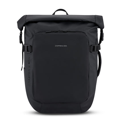Kapten & Son Rugzak Lisbon All Black 16 Inch
