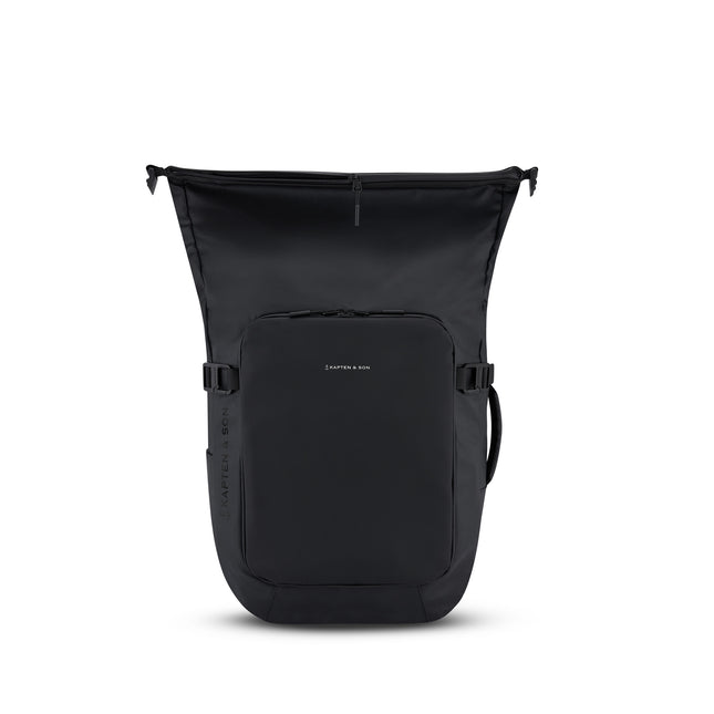 Kapten & Son Rugzak Lisbon All Black 16 Inch