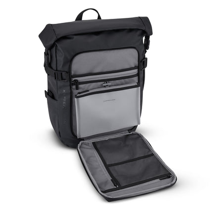 Kapten & Son Rugzak Lisbon All Black 16 Inch