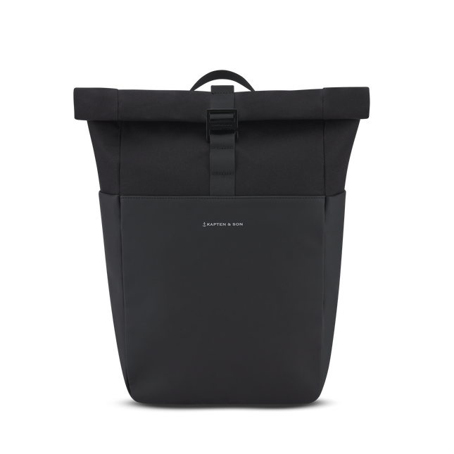 Kapten & Son Rugzak Lund All Black 14 Inch
