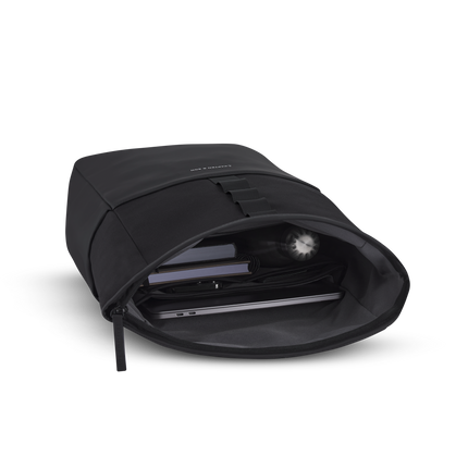 Kapten & Son Rugzak Lund All Black 14 Inch