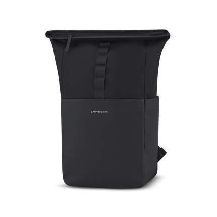 Kapten & Son Rugzak Lund All Black 14 Inch