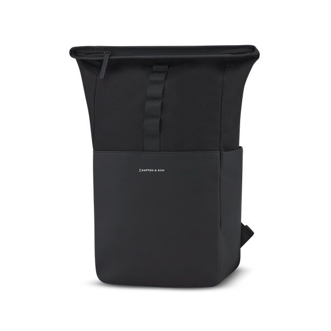 Kapten & Son Rugzak Lund All Black 14 Inch