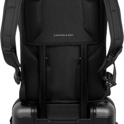 Kapten & Son Rugzak Lund Pro All Black 16 Inch