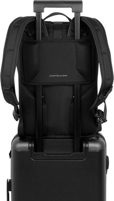 Kapten & Son Rugzak Lund Pro All Black 16 Inch