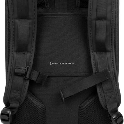 Kapten & Son Rugzak Lund Pro All Black 16 Inch