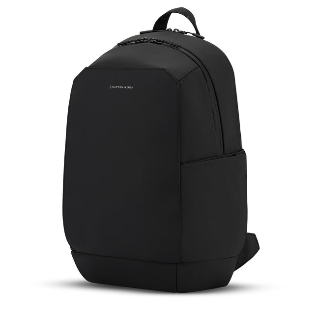 Kapten & Son Rugzak Oslo All Black 15 Inch