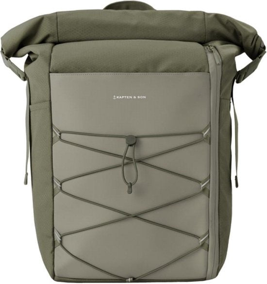 Kapten & Son Rugzak Yoho Forest Green 14 Inch