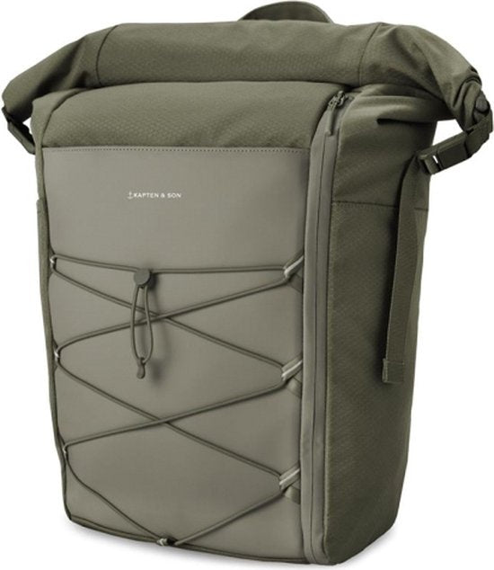Kapten & Son Rugzak Yoho Forest Green 14 Inch
