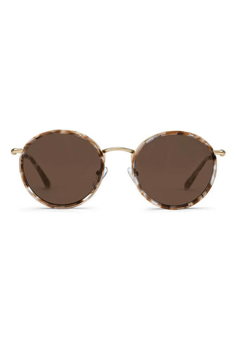 Kapten & Son Zonnebril Amsterdam Toffee Tortoise Brown