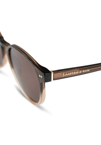 Kapten & Son Zonnebril Marais Large Gradient Brown