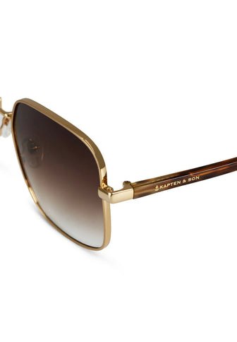 Kapten & Son Zonnebril Palermo Gold Brown