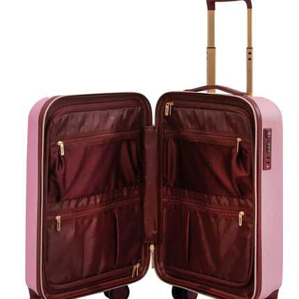MOSZ Dames handbagage koffer - 55 cm - Lauren - Blush Pink