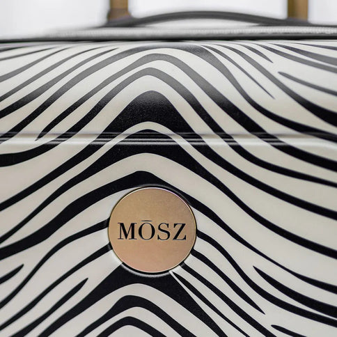 MOSZ Dames handbagage koffer - 55 cm - Lauren - Zebra