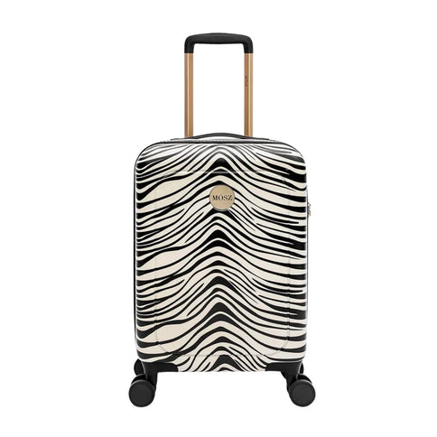 MOSZ Dames handbagage koffer - 55 cm - Lauren - Zebra