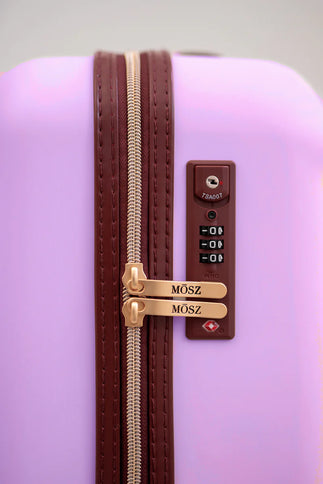 MOSZ Dames Handbagage Koffer Violet Tulle - 55 cm - Lauren