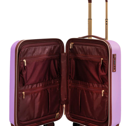 MOSZ Dames Handbagage Koffer Violet Tulle - 55 cm - Lauren