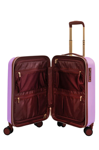 MOSZ Dames Handbagage Koffer Violet Tulle - 55 cm - Lauren