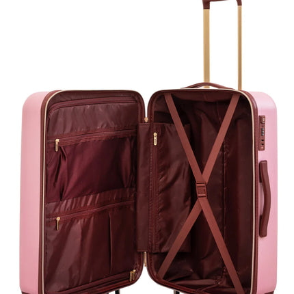 MOSZ Dames Middenmaat Koffer Blush Pink - 66 cm - Lauren