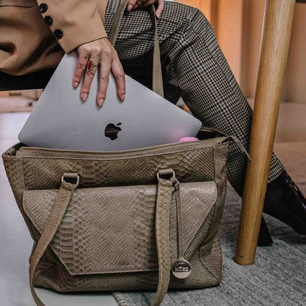 MOSZ Laptoptas Denise 15,6" Jungle Taupe