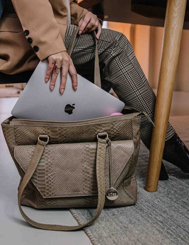 MOSZ Laptoptas Denise 15,6" Jungle Taupe