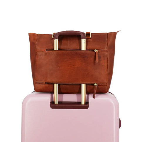 MOSZ Leren Laptoptas Dames 15.6 inch Denise