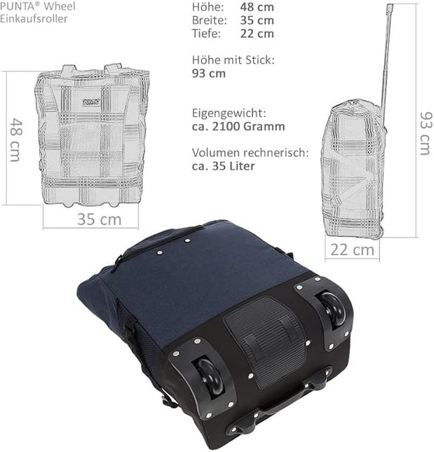 punta Wheel Trolley Shopper