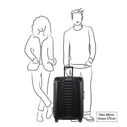 Samsonite Harde Koffer Proxis Spinner 75 Super Light