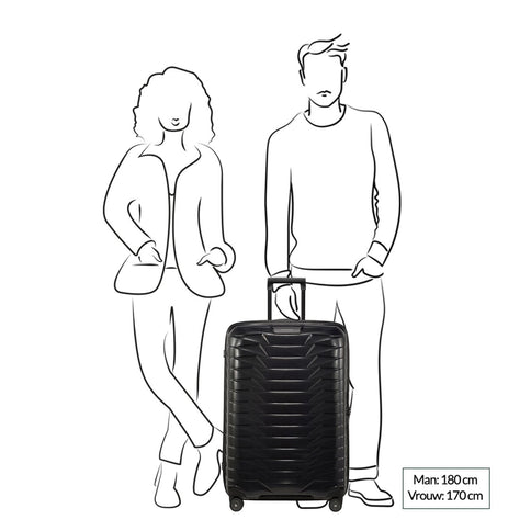 Samsonite Harde Koffer Proxis Spinner 75 Super Light